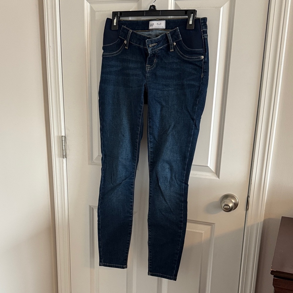 GAP Women's Dark Blue Skinny Maternity jeans